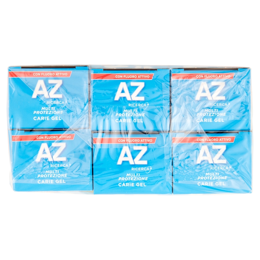 AZ Dentifricio Multi Protezione Carie Gel Menta Fresca 6x75 ml